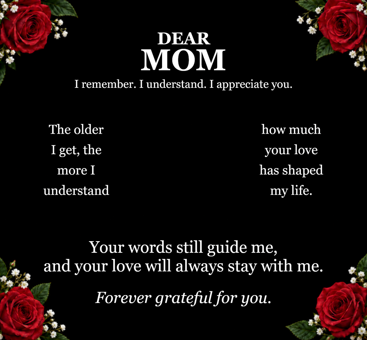 For Mom